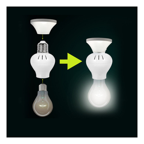 Enchufe De Luz Con Sensor De Movimiento, Adaptador De Bombil