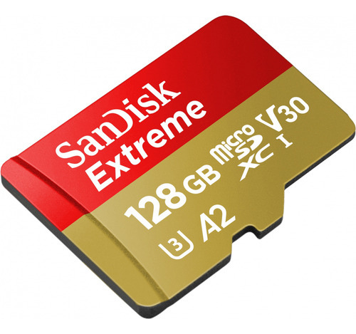 Tarjeta Memoria Micro Sd Sandisk 128gb Extreme 4k V30 A2
