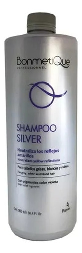 Shampoo Bonmetique Silver Violeta 900 Ml Desmarillador