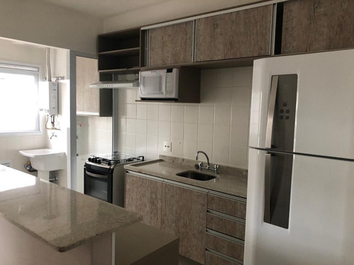 Imagem 3 de 11 de Apartamento Alphaville 48m², 1 Dormt, 1 Banheiro, 1 Vaga De Garagem Mobiliado - Agende Sua Visita!!!