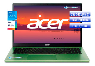 Portatil Acer Intel Core I5 1235u Disco Ssd 512gb Ram 16gb