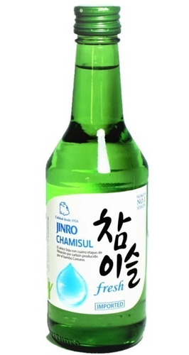 Soju Jinro Fresh 360 Ml Importado Corea Alcohol