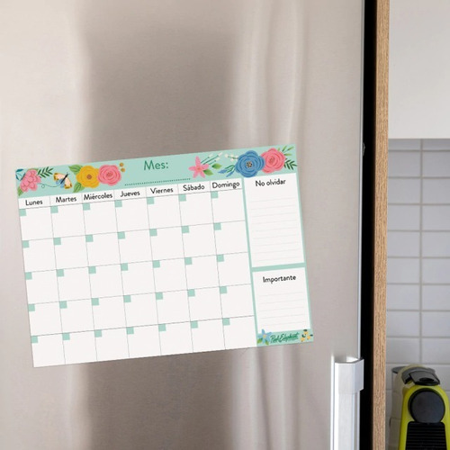 Planner Anual - 12 Hojas - Magnético