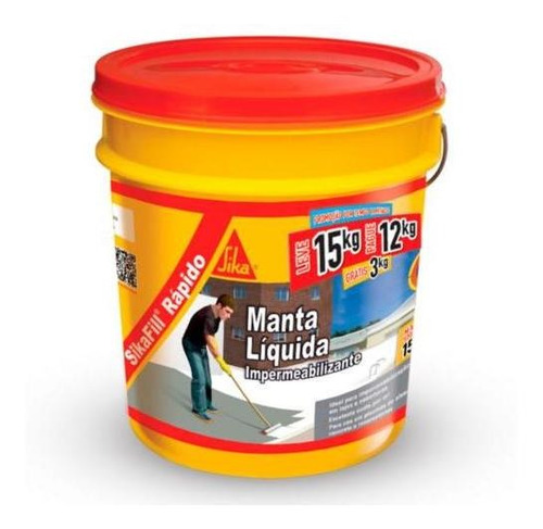 Imagem 1 de 1 de Sikafill 5 Rápido Branco 15kg - Sika