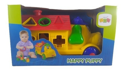 Imagen 5 de 5 de Carro De Forma Deperrito Juguete Didáctico Para Bebé