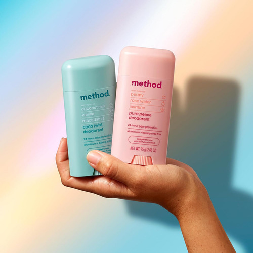 Method Desodorantes Pure Peace, Coco Twist, Dayli Zen 24hrs Fragancia Coco Twist