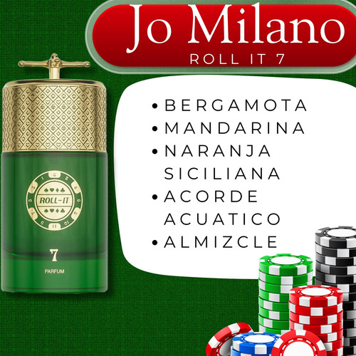 Perfume Jo Milano Roll It 7 100ml Parfum Para Caballero