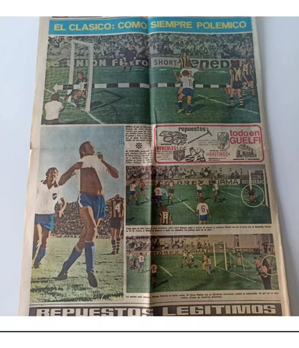 Suplemento Deportivo El País Nacional Campeón Uruguayo 1972 (Usado)