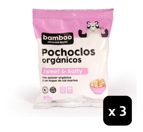 Pochoclos Bamboo Sweet & Salty Orgánicos X 40 Gr Mini 