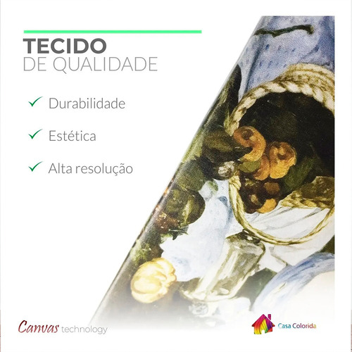 Imagem 4 de 4 de Quadro Luxo Decorativo Flores Cerejeira Branca Efeito 180x90