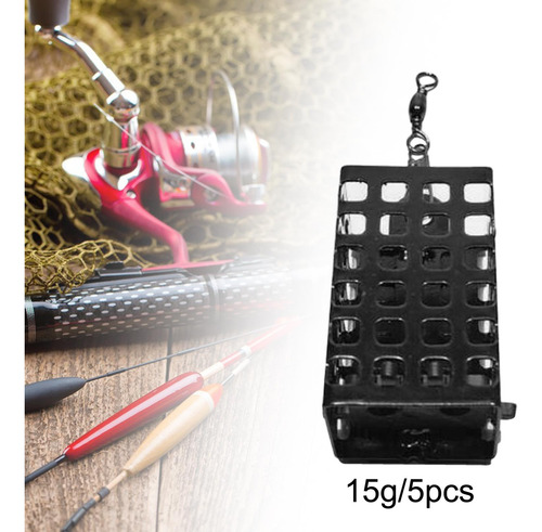 3 X 5 Piezas De Accesorios De Jaula De Trampa De Cebo De 15g