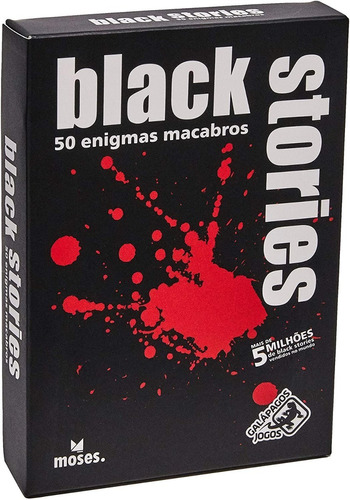 Jogo Black Stories 50 Enigmas Macabros Galapagos Blk001