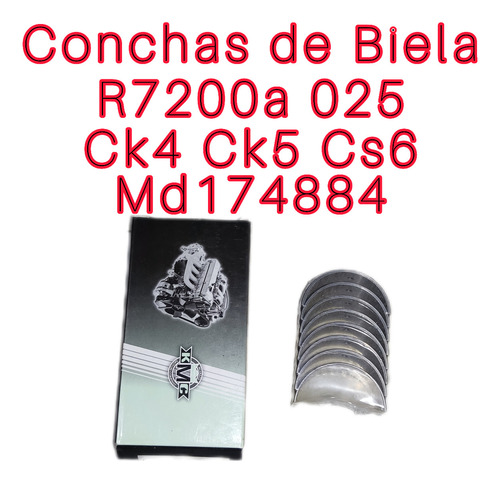 Concha Biela Mitsubishi Ck4 Ck5 Cs6 R7200/025mm