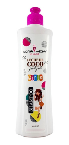 Sonia Vega Shampoo Girls Leche De Coco 400ml