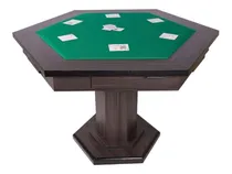 Comprar Mesa De Carteado Sextavada Com 2 Gavetas Procópio