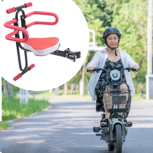 Asiento Para Niños En Bicicleta Cómodo Portador Portátil
