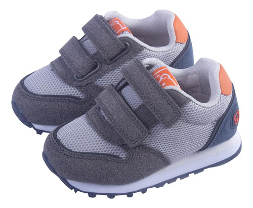 Zapatillas Bebe Niño Gris Oscuro Pillin (pzw51mar)