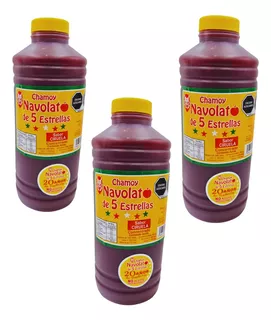 Chamoy Navolato Sabor Ciruela 3 Botellas De 1 L