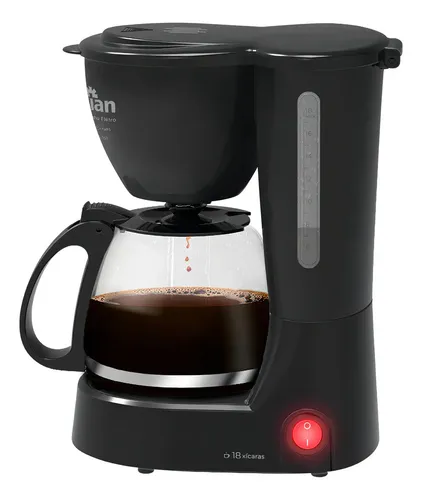 Cafeteira Elétrica Cf-102 Kian 18 Xícaras 650w Preto,