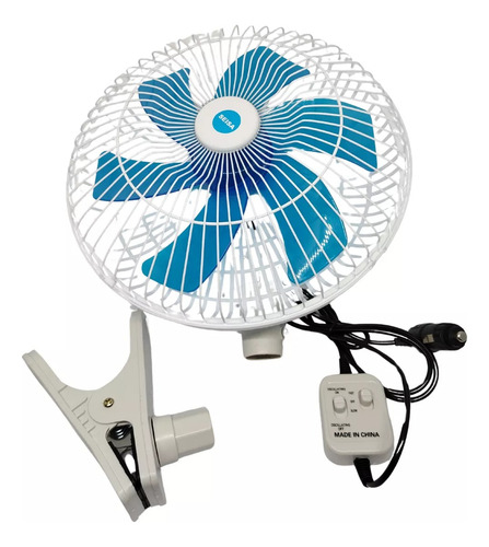 Ventilador Para Camión 24v Giratoria De 27cm 6 Aspas 11 Pulg