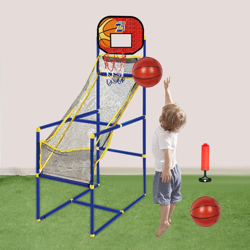 Juego De Baloncesto Arcade For Niños Con 2 Pelotas
