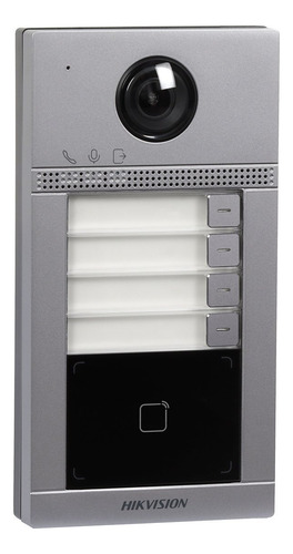 Hikvision Ds-kv8413-wme1, Frente De Videoportero 4 Botones
