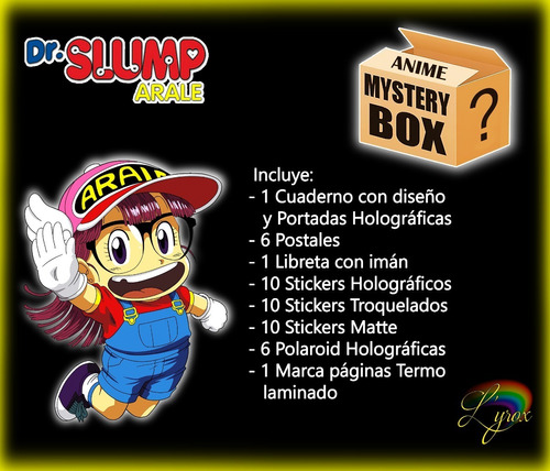 Caja Misteriosa Dr Slump Arale Anime Box Envío Gratis