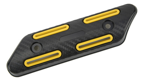 Protector Térmico De Tubo De Escape Amarillo Universal Para