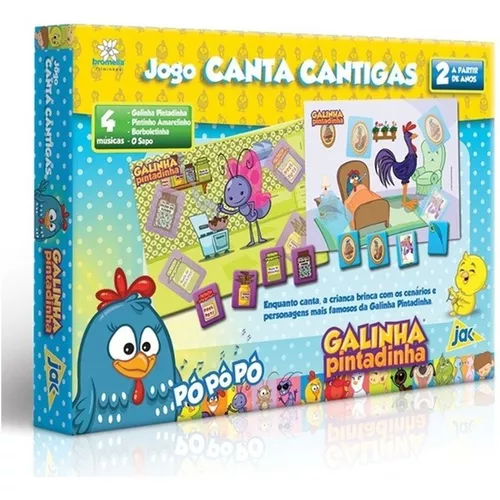 Jogo de Bingo - Galinha Pintadinha - 61 Peças - Brincadeira de Criança em  Promoção na Americanas