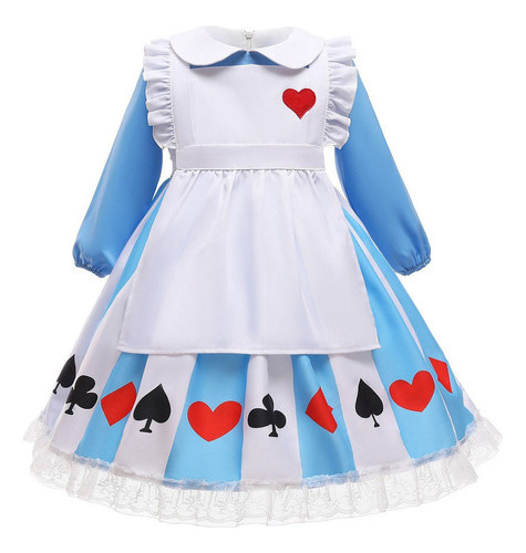 Disfraz Cosplay For Niños Alice De Princesa Vestido Lolita