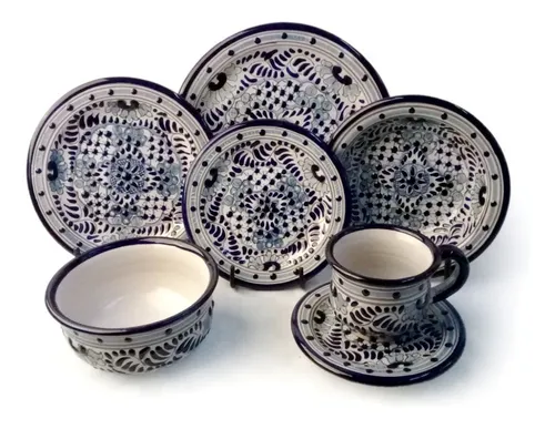 Vajillas de talavera poblana sale