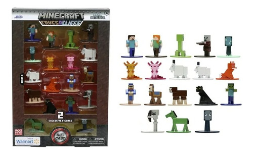 Minecraft Caves And Cliffs Pack 18 Figuras Coleccionables