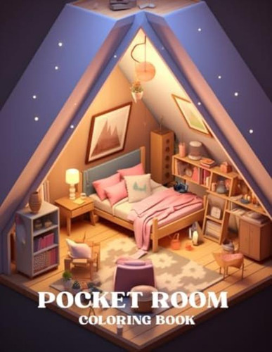 Libro: Pocket Room Coloring Book: Tiny, Cozy & Peaceful Room