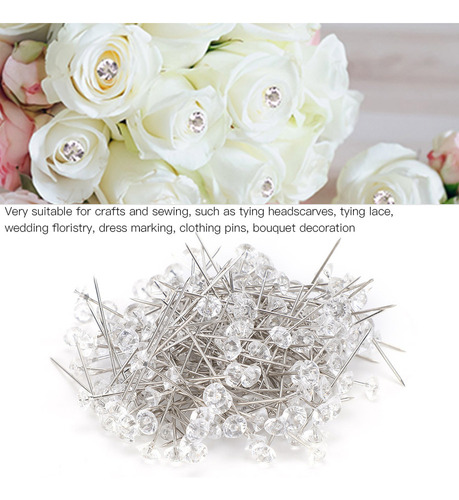 Broches Para Coser Con Forma De Ramo De Flores Y Perlas, 200
