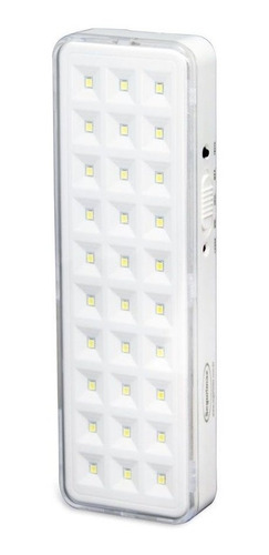 Kit 10 Luminária Luz De Emergência 30 Leds Lampada Segurimax