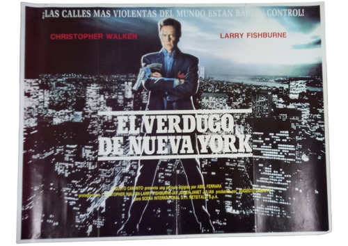 Poster Pelicula El Verdugo De Nueva York 1990