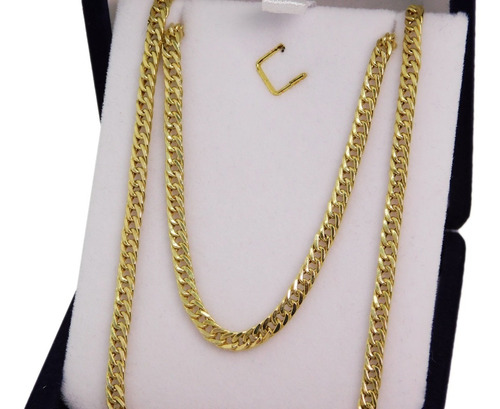 Cadena Groumet Hueca Oro 18k 60 Cm 7,5 Gr Joyeria Esponda