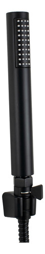 Ducha Black Redonda Inox 15 Cm Parede C/ Ducha Manual De Abs