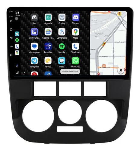 Central Multimidia Gol G4 9p Android 14 Carplay 4gb 64gb