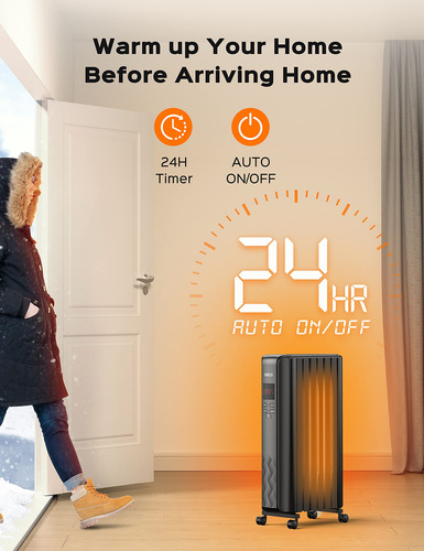 Calefactor Radiador Dreo 1500w Eléctrico Portátil Con Contro