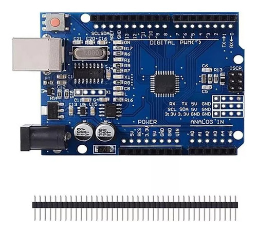 Fabricante Compatible Con Arduino Uno R3 Atmega328 Smd Sin Cable Usb