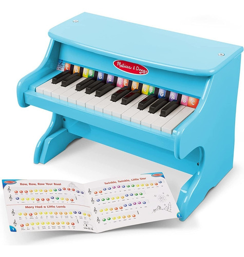 Melissa & Doug Piano Para Aprender A Tocar Con 25 Teclas Y C