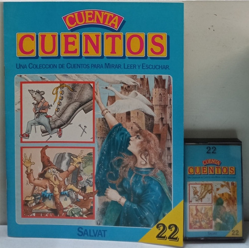 Cuenta Cuentos - #22 - Salvat - Libro Más Cassette - 1988