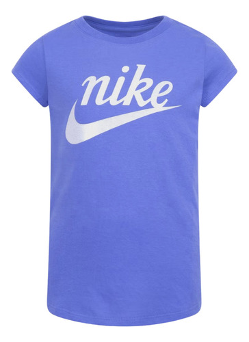 Camiseta Nike Script Futura Niñas-azul