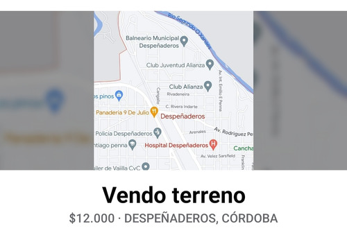 Vendo Terreno En Despeñaderos.