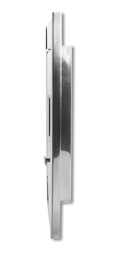 Caixa Correio 23 Prof Inox Carta Branca Preta Visor Água Luz