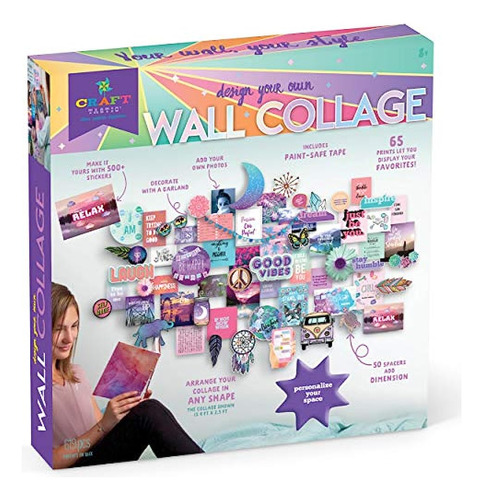 Craft-tastic - Diy Wall Collage - Craft Kit - Personaliza Tu