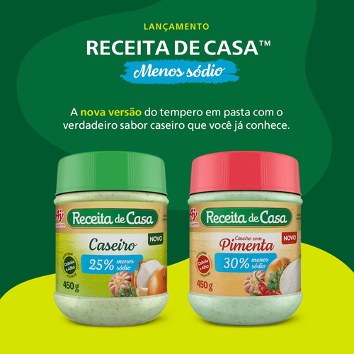 2 Tempero Sem Pimenta Pote Receita De Casa Com 450g