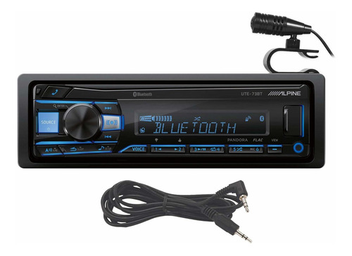 Ute-73bt Digital Media Bluetooth Auto Estereo Usb + Cable