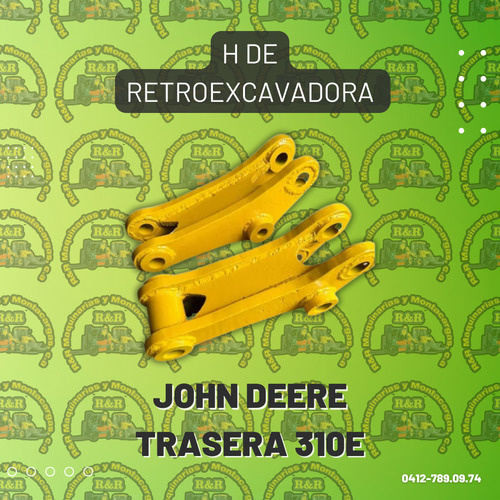 H De Retroexcavadora John Deere Trasera 310e